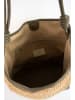 Victor & Hugo Paris Schoudertas "Luzia" beige/groen - (B)28 x (H)34 x (D)15 cm