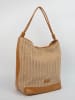 Victor & Hugo Paris Schultertasche "Luzia" in Beige/ Hellbraun - (B)28 x (H)34 x (T)15 cm