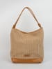 Victor & Hugo Paris Schultertasche "Luzia" in Beige/ Hellbraun - (B)28 x (H)34 x (T)15 cm
