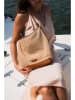 Victor & Hugo Paris Schoudertas "Luzia" beige/bruin - (B)28 x (H)34 x (D)15 cm