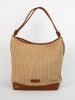 Victor & Hugo Paris Schultertasche "Luzia" in Beige/ Braun - (B)28 x (H)34 x (T)15 cm