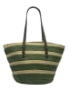 Victor & Hugo Paris Strandtas "Isora" groen - (B)28 x (H)30 x (D)15 cm