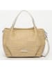 Victor & Hugo Paris Handtas "Tahiti" beige/wit - (B)25 x (H)15 x (D)20 cm