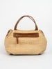 Victor & Hugo Paris Handtas "Tahiti" beige/bruin - (B)25 x (H)15 x (D)20 cm