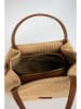 Victor & Hugo Paris Handtas "Tahiti" beige/bruin - (B)25 x (H)15 x (D)20 cm