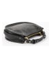 Victor & Hugo Paris Leder-Henkeltasche "Leana" in Schwarz - (B)27 x (H)14 x (T)7 cm