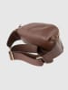 Victor & Hugo Paris Leder-Brustbeutel "Isla" in Braun - (B)40 x (H)15 x (T)3 cm