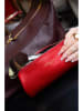 Victor & Hugo Paris Leder-Kosmetiktasche "Laya" in Rot - (B)20 x (H)10 x (T)3 cm