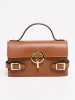 Victor & Hugo Paris Leder-Henkeltasche "Sumy" in Camel - (B)24 x (H)14 x (T)7 cm