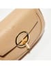 Victor & Hugo Paris Leder-Schultertasche "Nour" in Beige - (B)20 x (H)15 x (T)4 cm