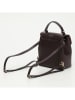 Victor & Hugo Paris Leren rugzak "Elena" bruin - (B)20 x (H)21 x (D)12 cm