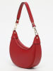 Victor & Hugo Paris Leder-Schultertasche "Tiva" in Rot - (B)23 x (H)13 x (T)6 cm
