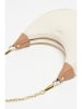 Victor & Hugo Paris Leder-Schultertasche "Tiva" in Creme - (B)23,5 x (H)13,5 x (T)6,5 cm