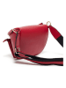 Victor & Hugo Paris Leder-Umhängetasche "Aly" in Rot - (B)21 x (H)13 cm