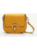 Victor & Hugo Paris Leder-Umhängetasche "Silvia" in Gelb - (B)23 x (H)18 x (T)7 cm