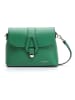 Victor & Hugo Paris Leder-Umhängetasche "Ella" in Grün - (B)24 x (H)17 x (T)9 cm