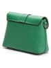 Victor & Hugo Paris Leder-Umhängetasche "Ella" in Grün - (B)24 x (H)17 x (T)9 cm