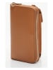Victor & Hugo Paris Leren smartphonetas "Nicki" camel - (B)11 x (H)2 x (D)20 cm