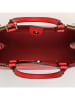 Victor & Hugo Paris Leder-Henkeltasche "Lorie" in Rot - (B)34 x (H)26 x (T)14 cm