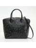 Victor & Hugo Paris Leder-Henkeltasche "Madison" in Schwarz - (B)38,5 x (H)27,5 x (T)15,7 cm