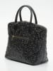 Victor & Hugo Paris Leder-Henkeltasche "Madison" in Schwarz - (B)38,5 x (H)27,5 x (T)15,7 cm