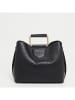 Victor & Hugo Paris Leder-Henkeltasche "Biana" in Schwarz - (B)29 x (H)25 x (T)13,5 cm