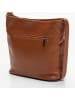 Victor & Hugo Paris Leder-Umhängetasche "Ylena" in Camel - (B)25 x (H)24 x (T)8 cm