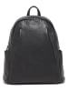 Victor & Hugo Paris Leder-Rucksack "Acia" in Schwarz - (B)24 x (H)31 x (T)13 cm