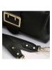 Victor & Hugo Paris Leder-Schultertasche "Irine" in Schwarz - (B)30 x (H)15 x (T)6 cm