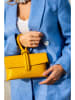 Victor & Hugo Paris Leder-Henkeltasche "Emy" in Gelb - (B)22 x (H)11 x (T)5 cm