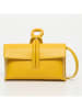 Victor & Hugo Paris Skórzana torebka "Emy" w kolorze żółtym - 22 x 11 x 5 cm