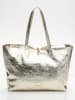 Victor & Hugo Paris Leder-Shopper "Vog" in Gold - (B)50 x (H)28 x (T)12 cm