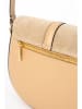 Victor & Hugo Paris Leder-Umhängetasche "Rhea" in Beige - (B)24 x (H)19 x (T)6 cm