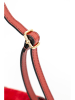 Victor & Hugo Paris Leder-Umhängetasche "Rhea" in Rot - (B)24 x (H)19 x (T)6 cm