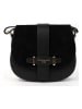 Victor & Hugo Paris Leren schoudertas "Selva" in Schwarz- (B)21 x (H)18 x (D)6 cm