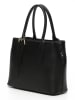 Victor & Hugo Paris Leder-Schultertasche "Tuileries" in Schwarz - (B)31 x (H)23 x (T)11 cm