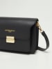 Victor & Hugo Paris Leder-Umhängetasche "Chanon" in Schwarz - (B)22,5 x (H)15 x (T)6,5 cm