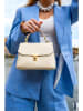 Victor & Hugo Paris Leder-Henkeltasche "Florentine" in Creme - (B)21,5 x (H)16,5 x (T)12,5 cm