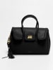 Victor & Hugo Paris Leren handtas "Bagatelle" zwart - (B)31 x (H)23 x (D)9 cm