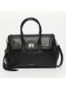 Victor & Hugo Paris Skórzana torebka "Bagatelle" w kolorze czarnym - 31 x 23 x 9 cm