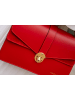 Victor & Hugo Paris Skórzana torebka "Phoenix" w kolorze czerwonym - 21 x 5 x 7 cm