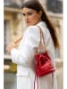 Victor & Hugo Paris Leren schoudertas "Eonora" rood - (B)17 x (H)19 x (D)15 cm