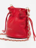 Victor & Hugo Paris Leder-Umhängetasche "Eonora" in Rot - (B)17 x (H)19 x (T)15 cm