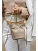 Victor & Hugo Paris Leren schoudertas "Eonora" beige - (B)17 x (H)19,5 x (D)15 cm