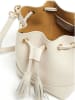 Victor & Hugo Paris Leder-Henkeltasche "Mini Livy" in Creme - (B)18 x (H)21 x (T)11 cm