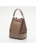 Victor & Hugo Paris Leder-Henkeltasche "Livy" in Braun - (B)21,5 x (H)27 x (T)15 cm