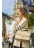 Victor & Hugo Paris Leder-Umhängetasche in Beige - (B)26 x (H)18 x (T)9,5 cm