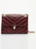 Victor & Hugo Paris Leder-Umhängetasche  in Bordeaux - (B)26 x (H)18 x (T)9,5 cm