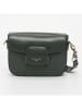 Victor & Hugo Paris Leder-Umhängetasche "Elaine" in Dunkelgrün - (B)26 x (H)16 x (T)6 cm