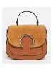 Victor & Hugo Paris Leder-Henkeltasche "Mina" in Camel - (B)24 x (H)19 x (T)10,5 cm
